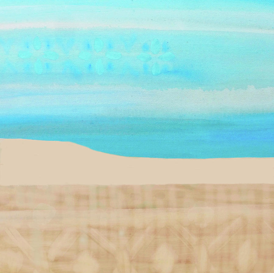 Porto de Mos Beach Painting by Flora Kouta Porto de Mos Beach Painting by Flora Kouta