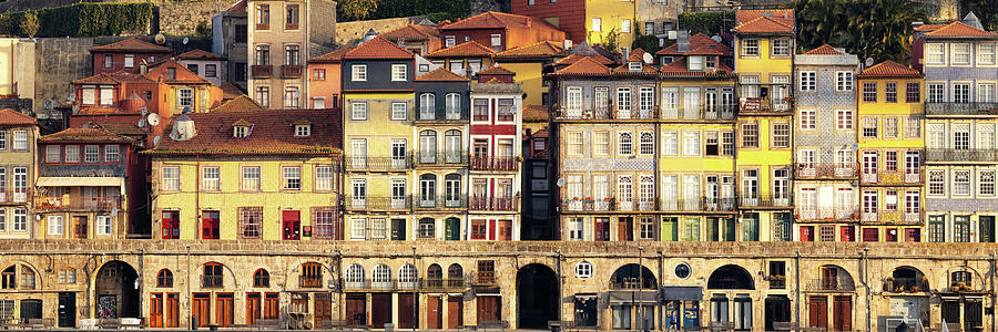 Porto Ribeira Old town architecture Portugal Photograph by Sonny Ryse