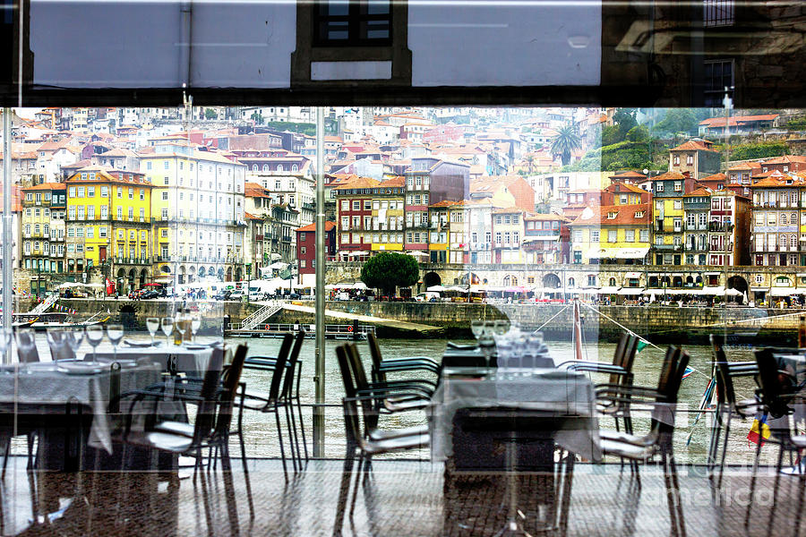 Porto Through the Window Photograph by John Rizzuto