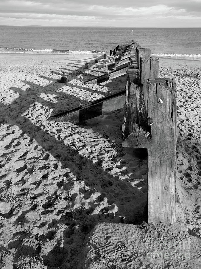 Portobello Edinburgh a Winter Wander in Mono 05 Photograph by Douglas ...