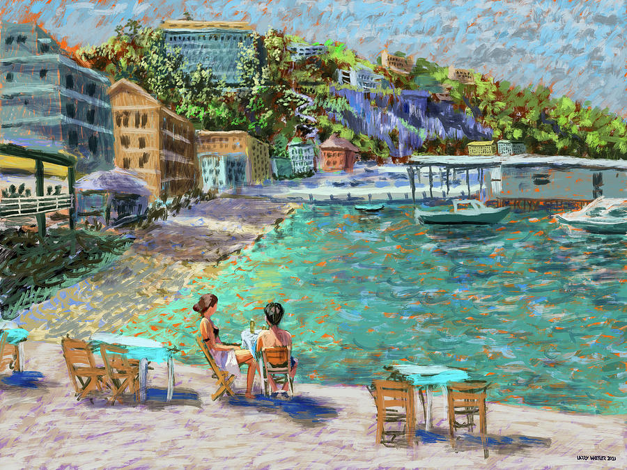 Portofino Dreaming  Digital Art by Larry Whitler