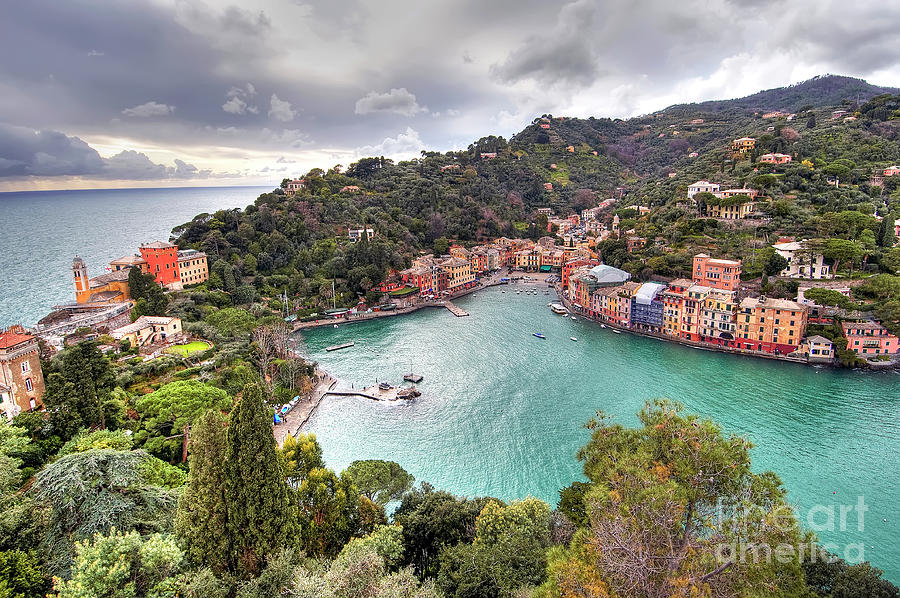 Portofino - The Bay - Italy Photograph by Paolo Signorini