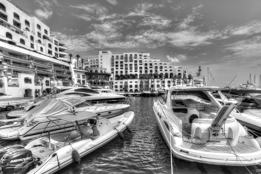 Malta Photograph - Portomaso Marina  by David Pyatt