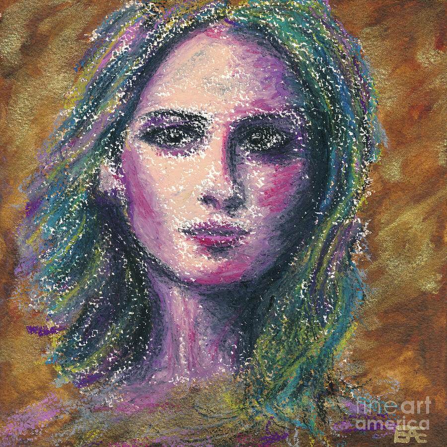 Portrait #0002 Pastel by Erik Andrae Portrait #0002 Pastel by Erik Andrae