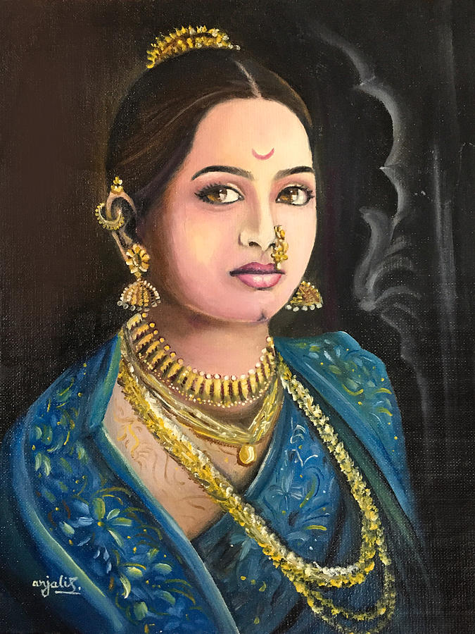 Portrait 2 Painting by Anjali Swami - Fine Art America