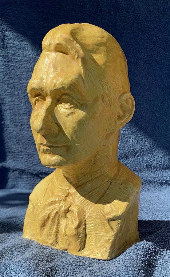 Portrait  Bust Of Rudolf Steiner Sculpture by David Dozier