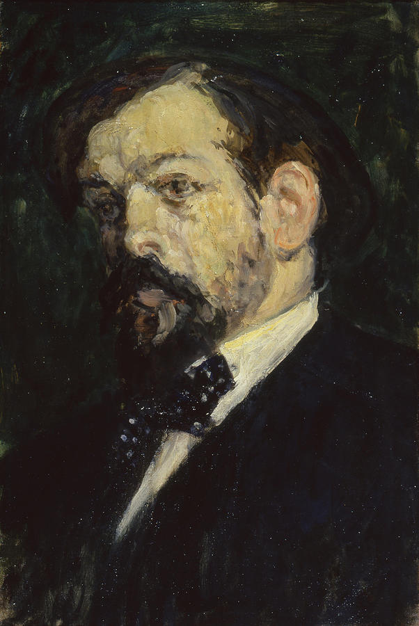 Portrait de Claude Debussy Painting by Jacques mile Blanche - Fine Art ...