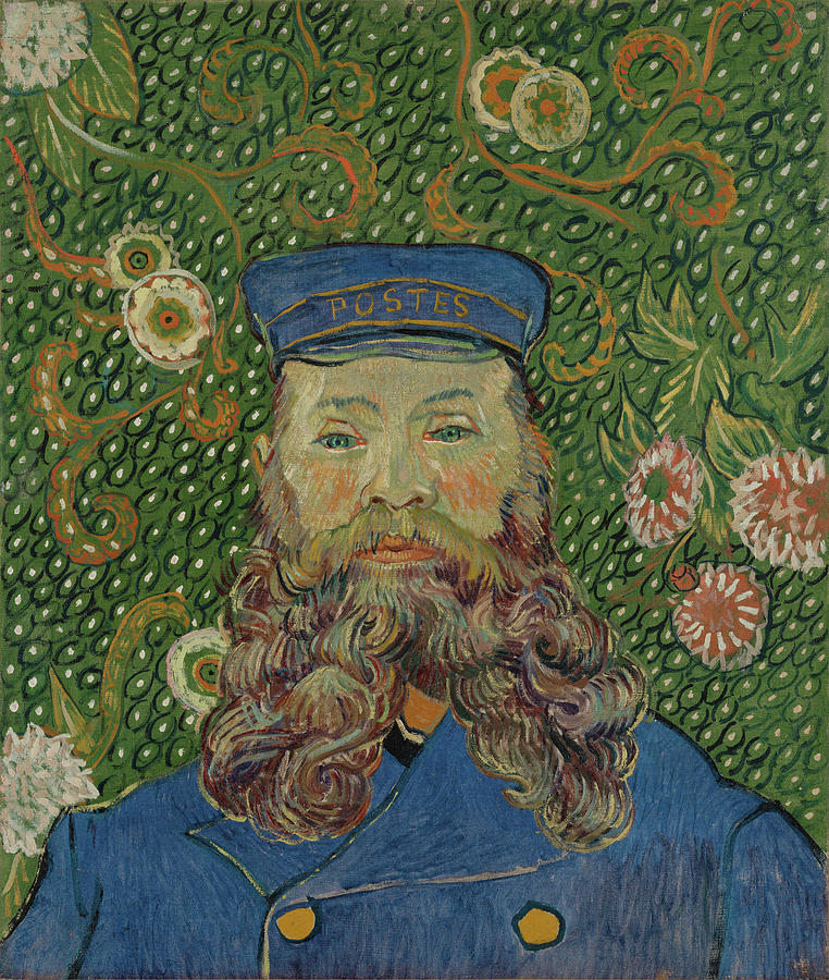 Portrait de Joseph Roulin / Portrait of Joseph Roulin. Date/Period 1889. Painting. Oil on canvas... Painting by Vincent Van Gogh