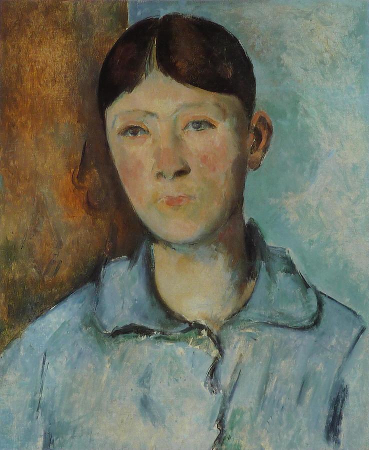 Portrait de Madame Cezanne Portrait of Madame Cezanne Painting by Paul ...