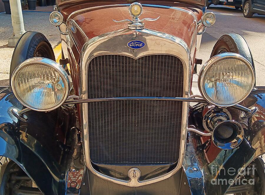 Transportation Photograph - Portrait Of A 1930 Ford Model A by Marcus Dagan