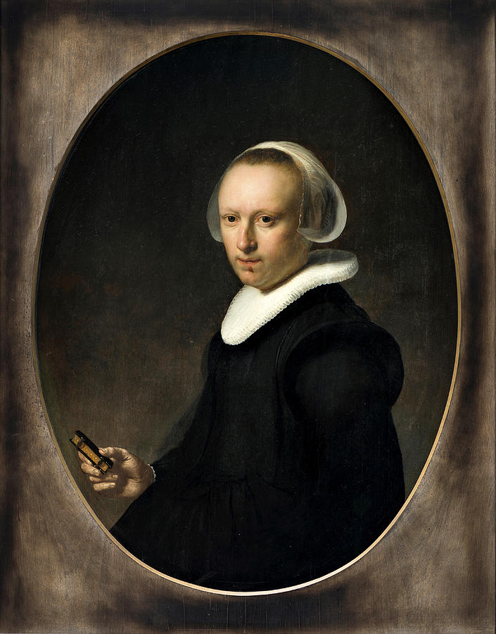 Portrait of a 39-year-old Woman Painting by Rembrandt