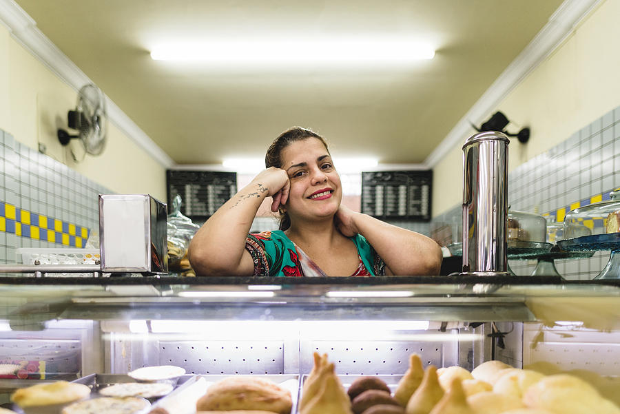 Portrait of a diner owner in Brazil Photograph by Igor Alecsander