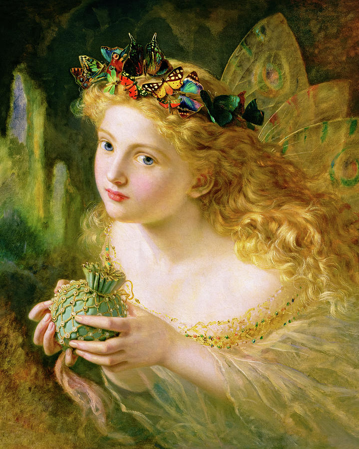 Portrait of a Fairy Painting by Sophie Gengembre Anderson - Pixels