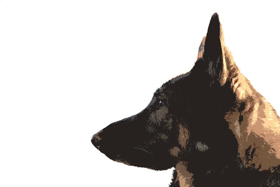 I Am Your German Shepherd Jigsaw Puzzle by Stamp City - Pixels Puzzles