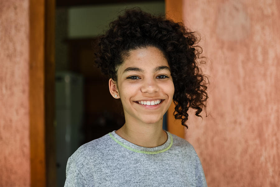 Portrait of a happy Brazilian girl Photograph by Igor Alecsander