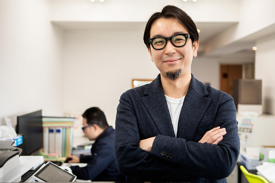 Portrait of a Japanese entrepreneur Photograph by Taiyou Nomachi