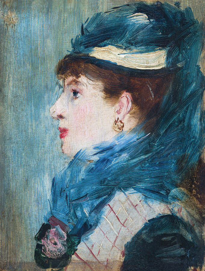 Portrait of a Lady Edouard 1879 Painting by Edouard Pixels