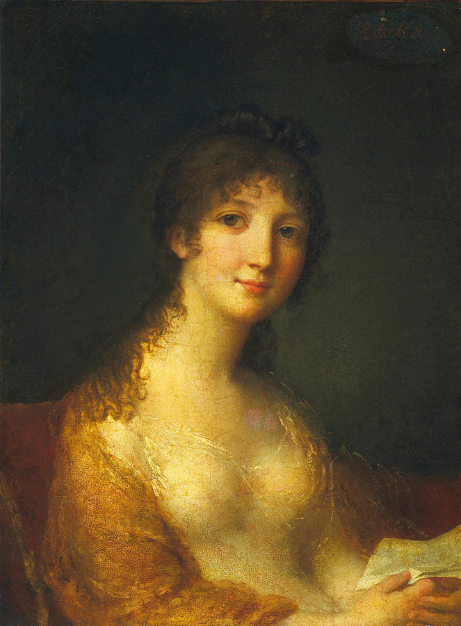 Portrait of a Lady Painting by French   th Century
