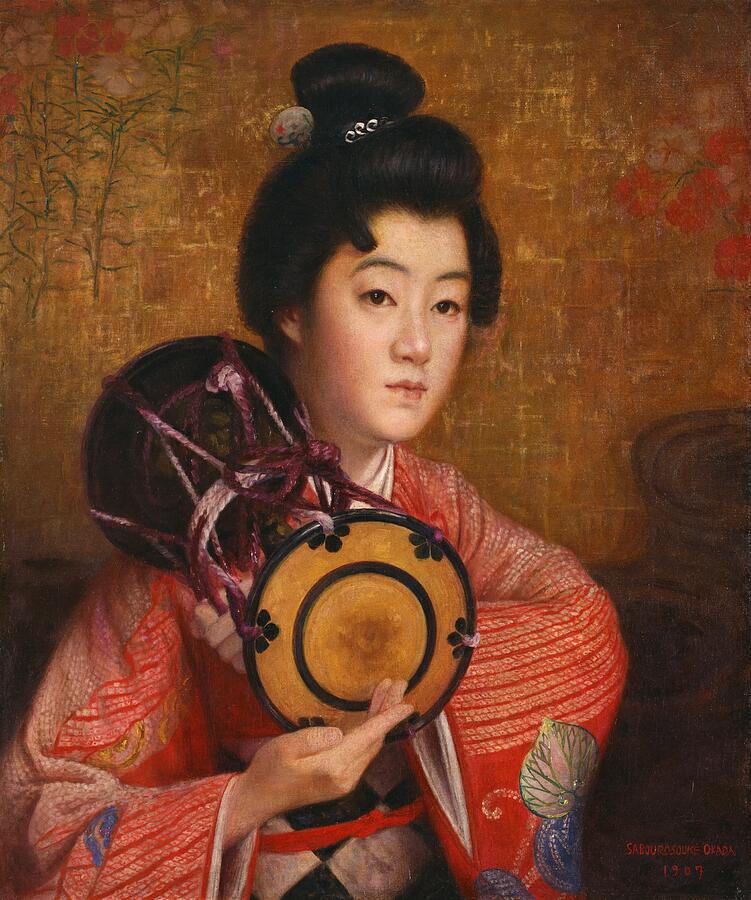 Portrait of a Lady - OKADA Saburosuke Digital Art by Samuel HUYNH Portrait of a Lady - OKADA Saburosuke Digital Art by Samuel HUYNH
