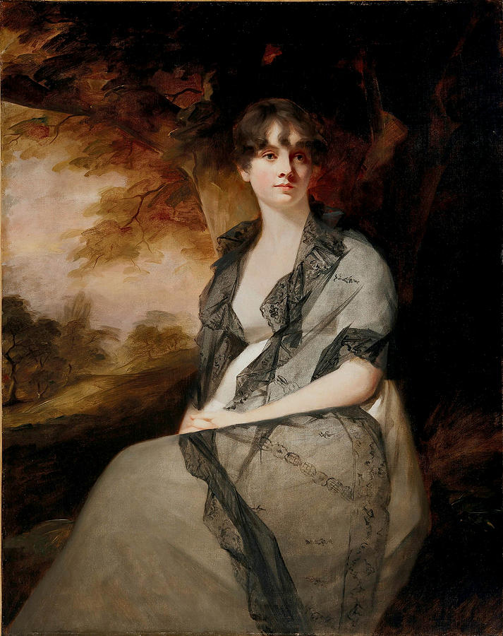 Portrait of a Lady thought to be Mrs George Bell nee Isabella Ross