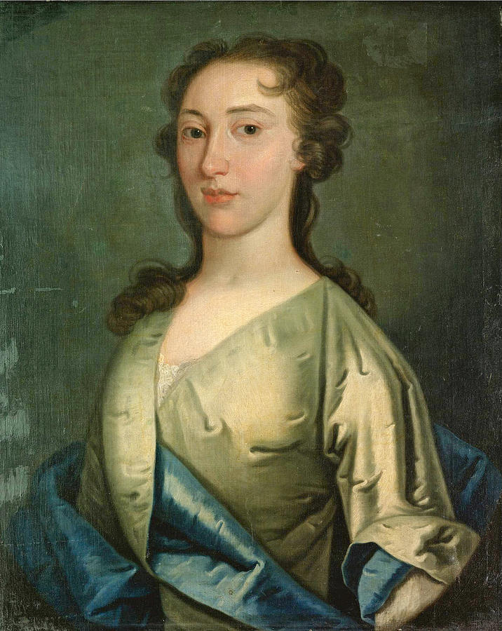William Robertson Painting - Portrait of a Lady by William Robertson