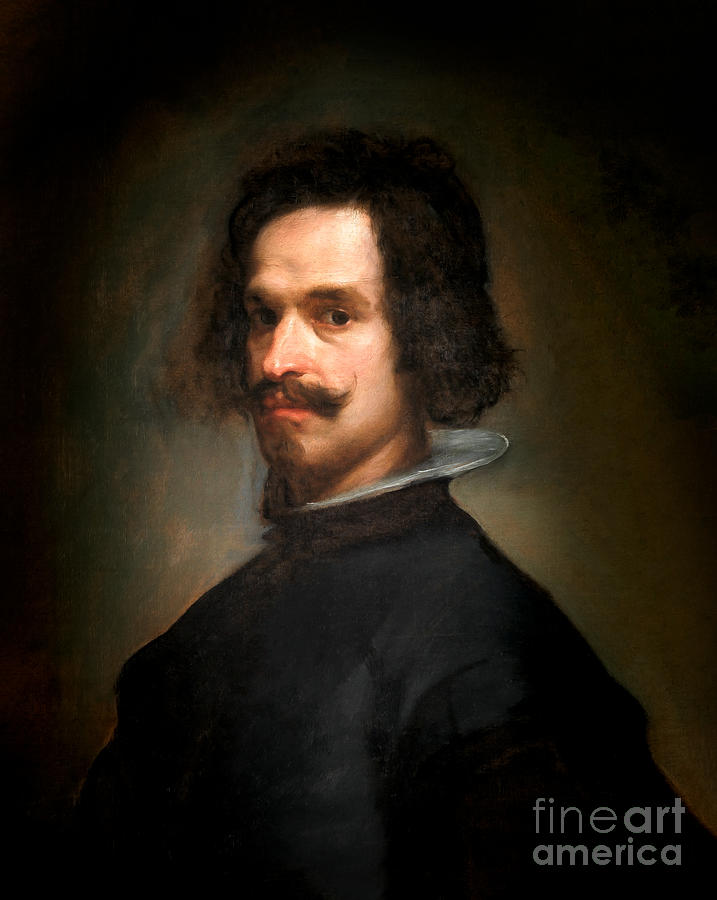 Portrait of a Man by Diego Rodriguez de Silva y Velazquez Photograph by Carlos Diaz