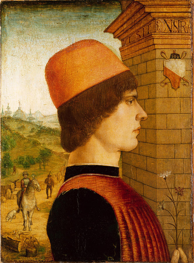 Portrait of a Man, Painting by Attributed to the Maestro delle Storie del Pane