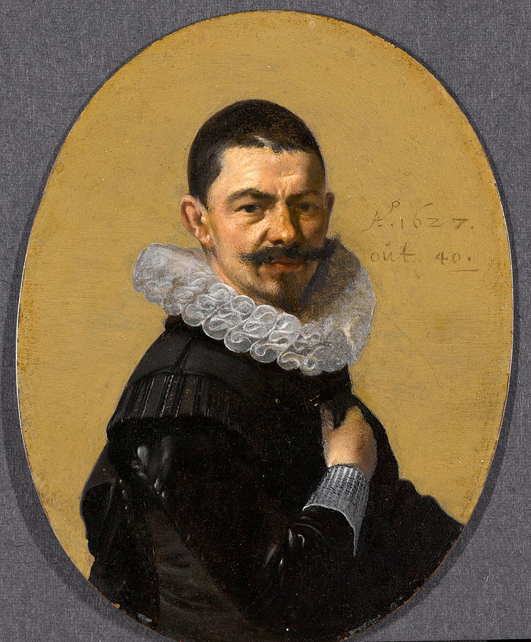 Portrait of a man Painting by Attributed to Willem Cornelisz Duyster