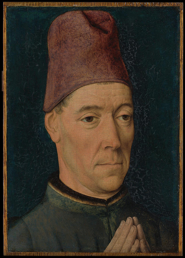 Portrait of a Man ca. 1470 Dieric Bouts Netherlandish Painting by MotionAge Designs