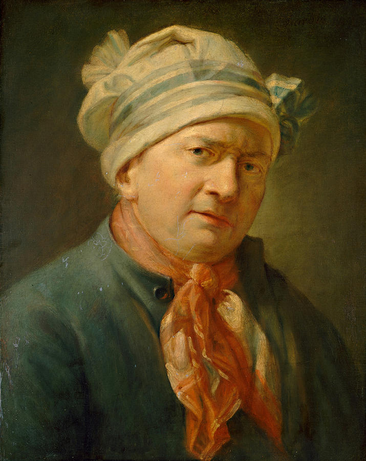 Portrait of a Man Painting by Follower of Jean Simeon Chardin
