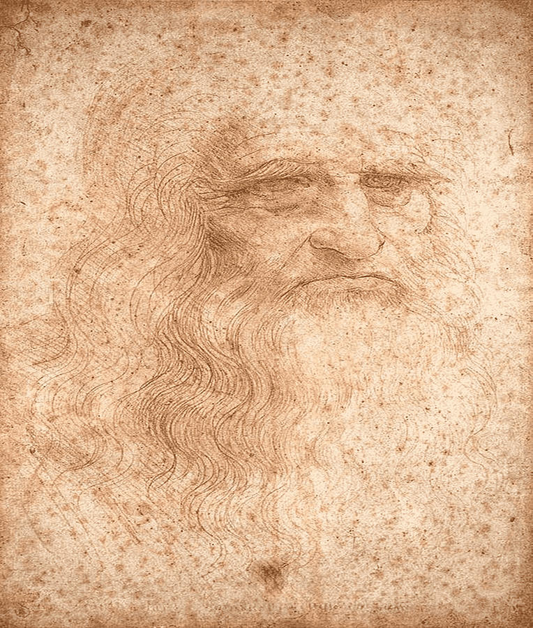 Portrait of a Man in Red Chalk by Leonardo da Vinci Painting by Portrait of a Man in Red Chalk by Leonardo da Vinci Pixels