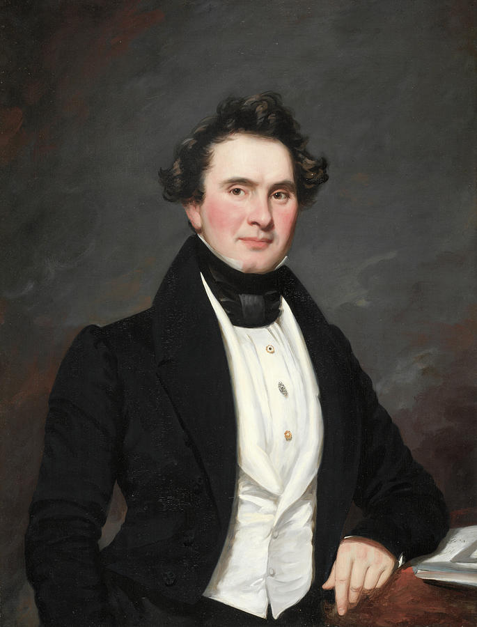 Portrait of a Man Painting by Samuel Lovett Waldo
