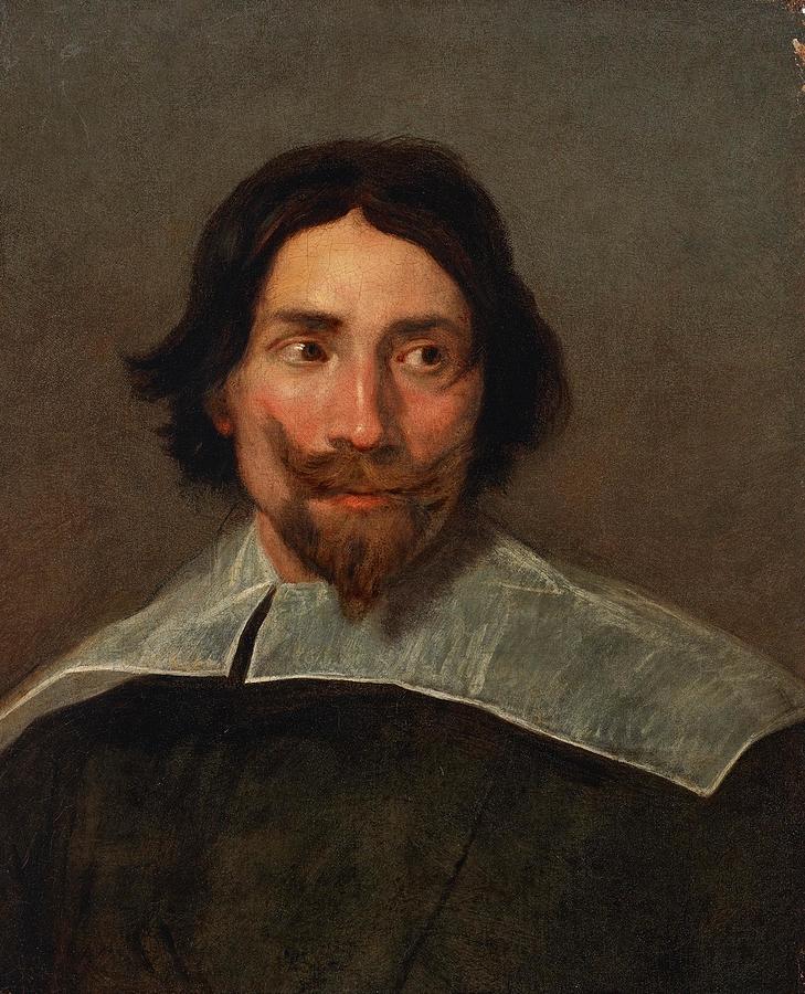 Portrait of a man th Century Drawing by Flemish School - Fine Art America
