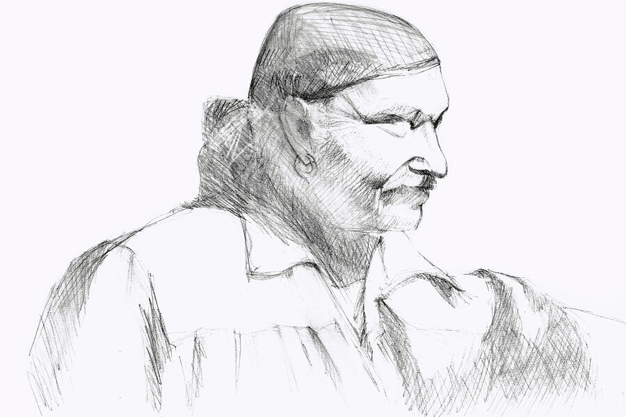 Portrait of a Pirate Drawing by Joel Keener Portrait of a Pirate Drawing by Joel Keener