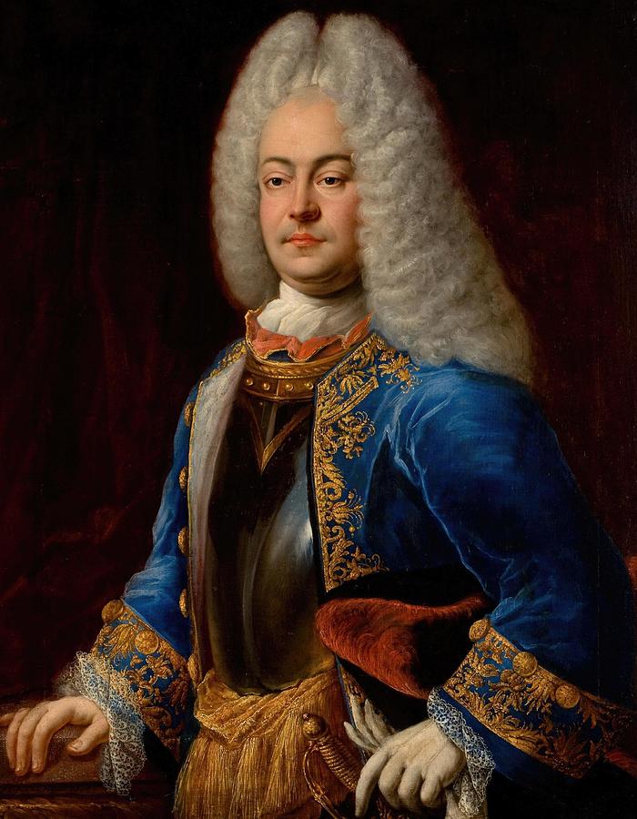 New England Patriots Drawing - Portrait of a Prince Georg Albrecht of East Friesland  by Johann Conrad Eichler German
