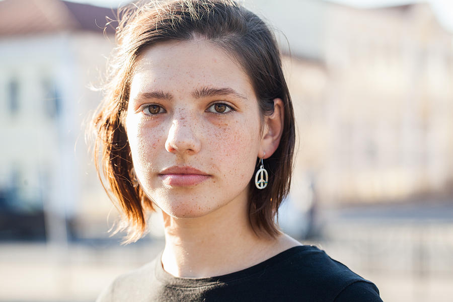 Portrait Of A Teen Girl Photograph by Oleg66
