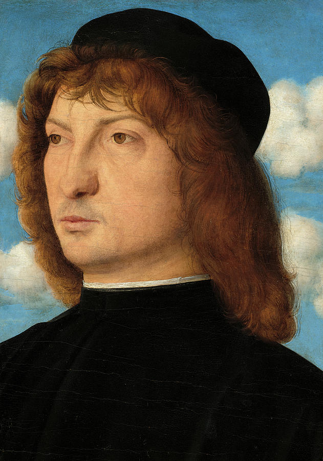 Portrait of a Venetian Gentleman, 1500 Painting by Giovanni Bellini ...