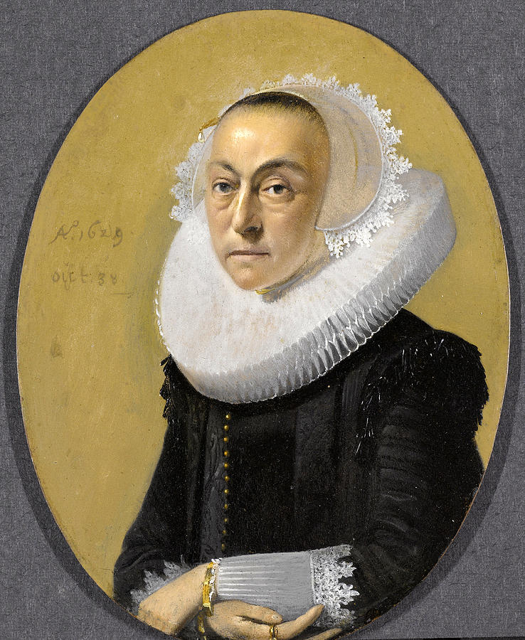 Portrait of a woman Painting by Attributed to Willem Cornelisz Duyster