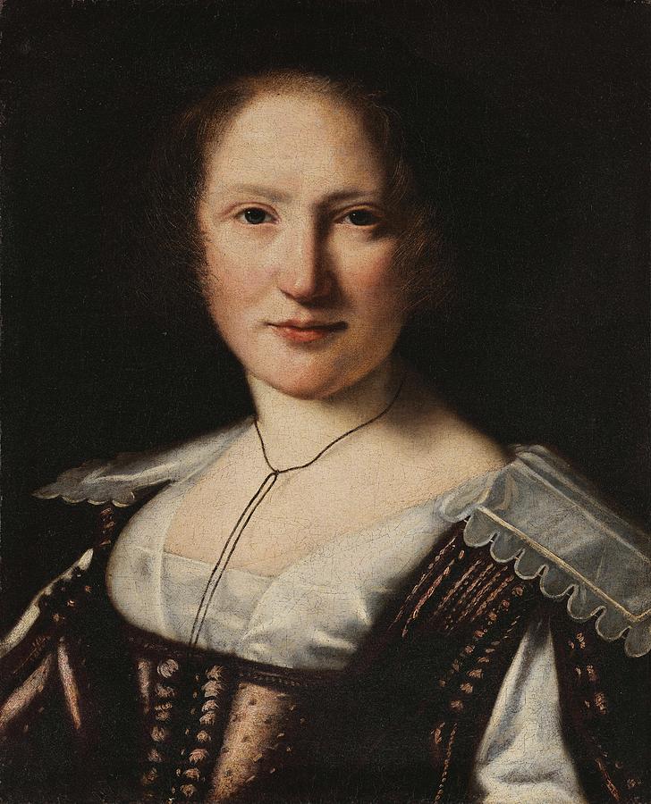 Portrait of a Woman Painting by Giovanni Martinelli attributed to ...