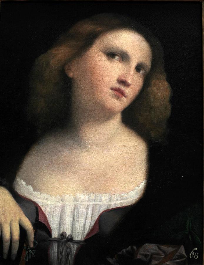 Portrait of a Woman Painting by Palma Vecchio