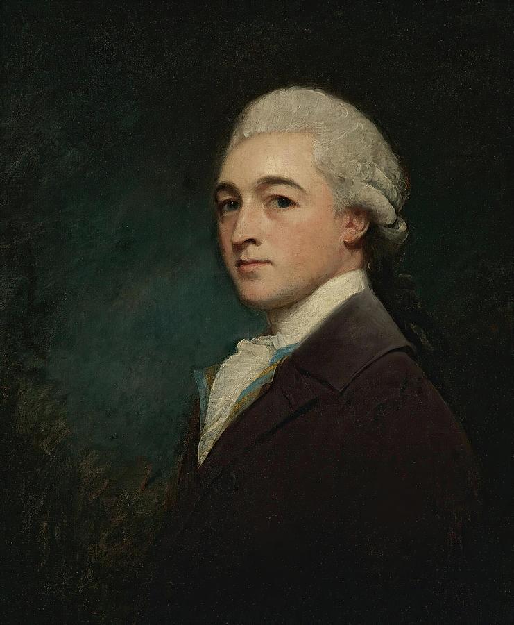 Portrait Of A Young Man art Drawing by George Romney English - Fine Art ...