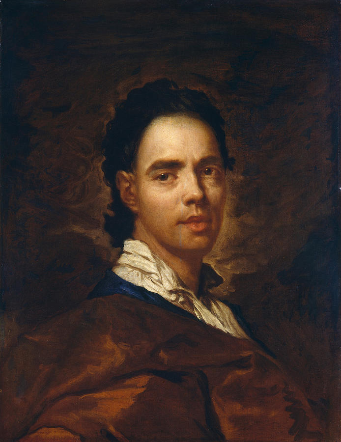 Portrait of a Young Man Painting by Giuseppe Ghislandi