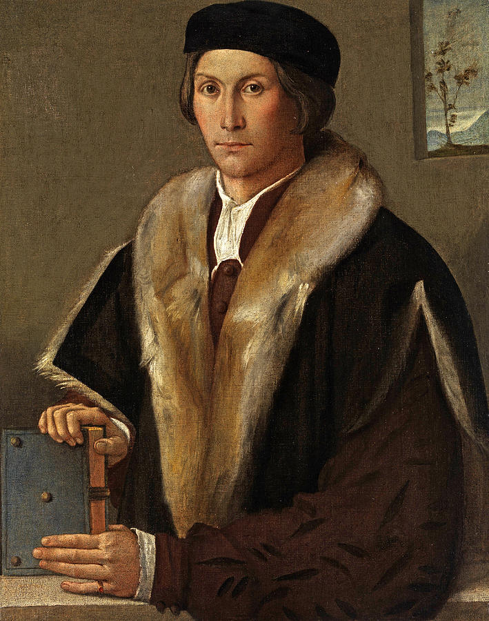 Portrait of a young scholar Painting by Attributed to Boccaccio ...