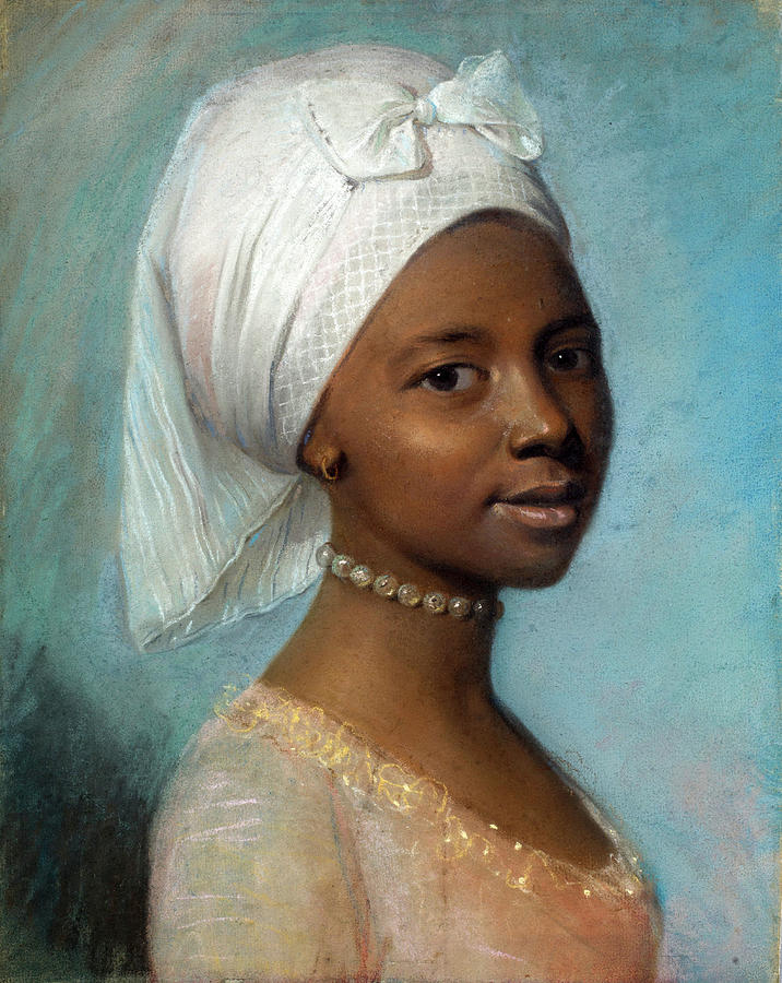 Queen Painting - Portrait of a Young Woman - Jean-Etienne Liotard by Pamella Okonny