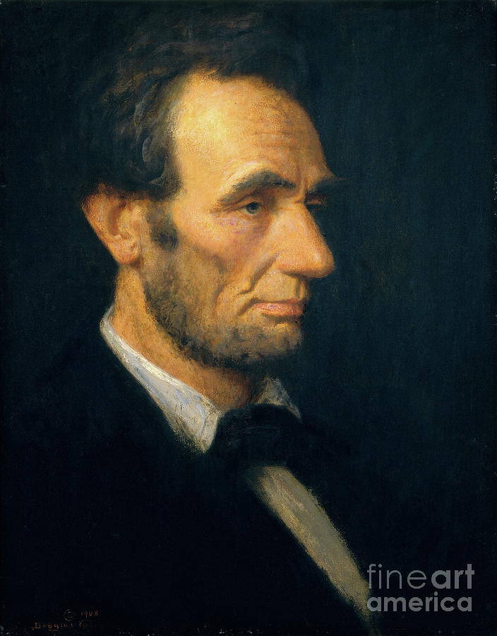 Portrait of Abraham Lincoln Painting by Douglas Volk