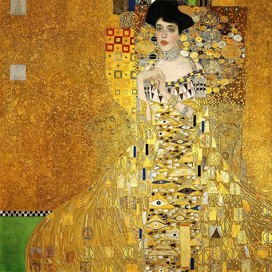 Portrait of Adele Bloch Bauer 1 Painting by Gustav Klimt
