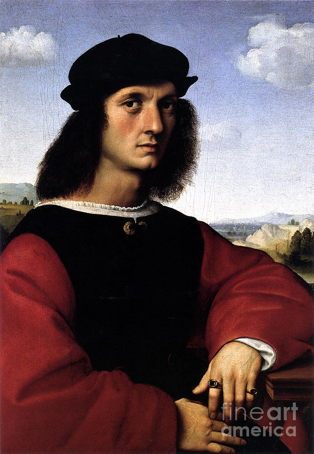 Portrait of Agnolo Doni by Raffaello Sanzio Painting by Arkitekta Art ...
