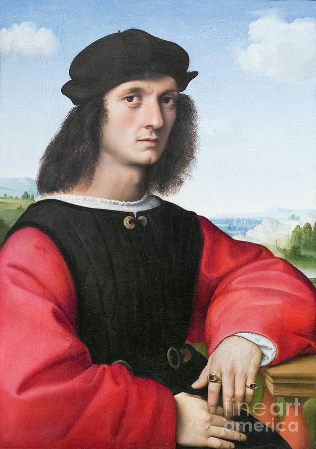 Portrait of Agnolo Doni, Raffaello Sanzio Photograph by Roberto ...