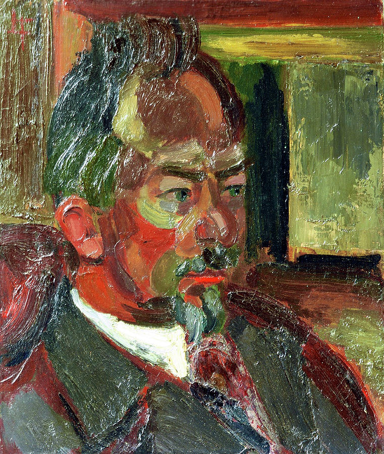 Portrait of Albert Verwey Painting by Henri Le Fauconnier - Fine Art ...