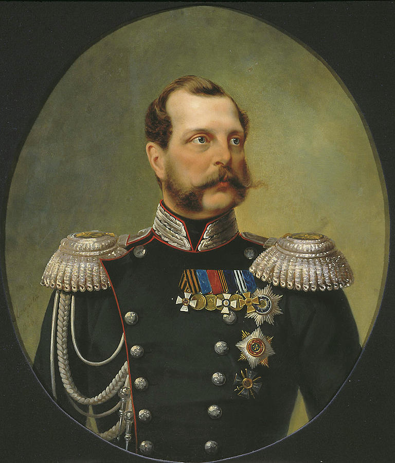 Portrait of Alexander I I of Russia Imperator Aleksandr I I Osvoboditel ...